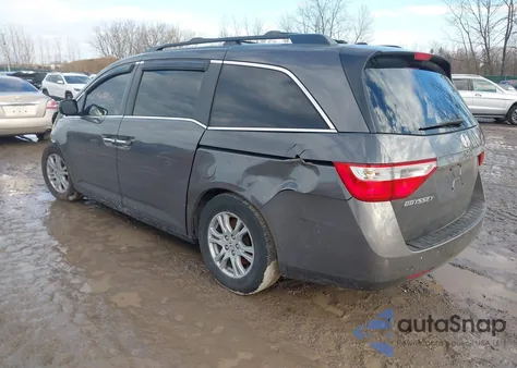 2011 Honda Odyssey Ex-L z USA, uszkodzony, nr VIN 5FNRL5H64BB063773